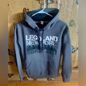 Fruit of the Loom Charcoal Gray Legoland New York Hoodie